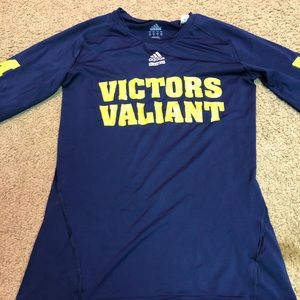 University of Michigan Adidas tee